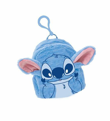 Stitch blue wallet 9.5x11x3 cm with multiple card slots, compact design, made of durable material, suitable for travel and daily use