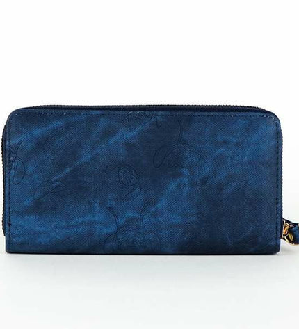 Stitch Portefeuille Stitch, a compact wallet with cardholder slots and a sleek design, made of durable material.