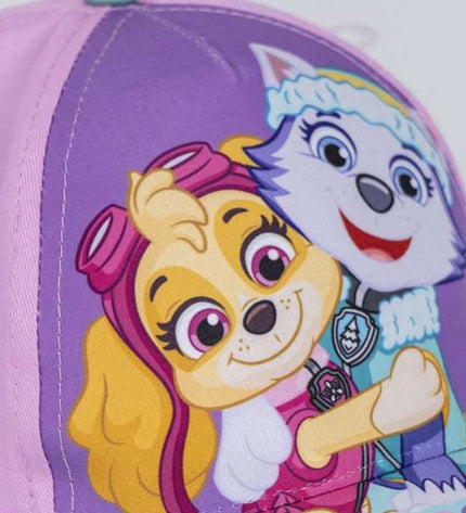 Pink Kinderpet The Paw Patrol backpack for outdoor activities, perfect for camping and hiking adventures.