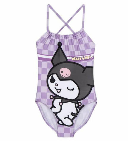 Hello Kitty girls' swimsuit for watersport and outdoor activities, featuring colorful Hello Kitty design and comfortable fit.