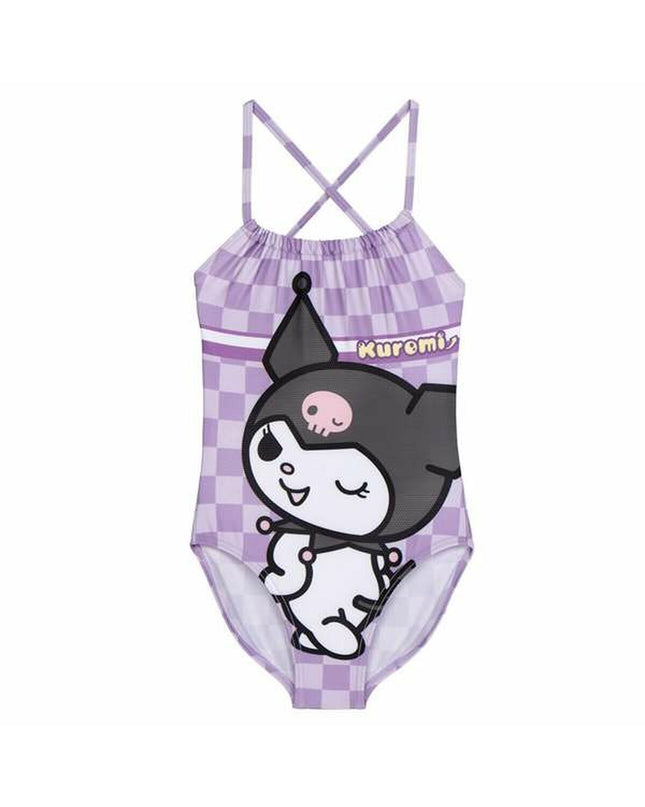 Hello Kitty girls' swimsuit for watersport and outdoor activities, featuring colorful Hello Kitty design and comfortable fit.
