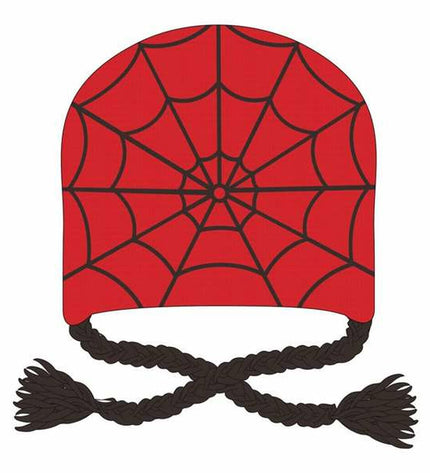 Spider-Man Kinderpet spider design outdoor sport harness for camping and hiking, featuring bright red and black colors.