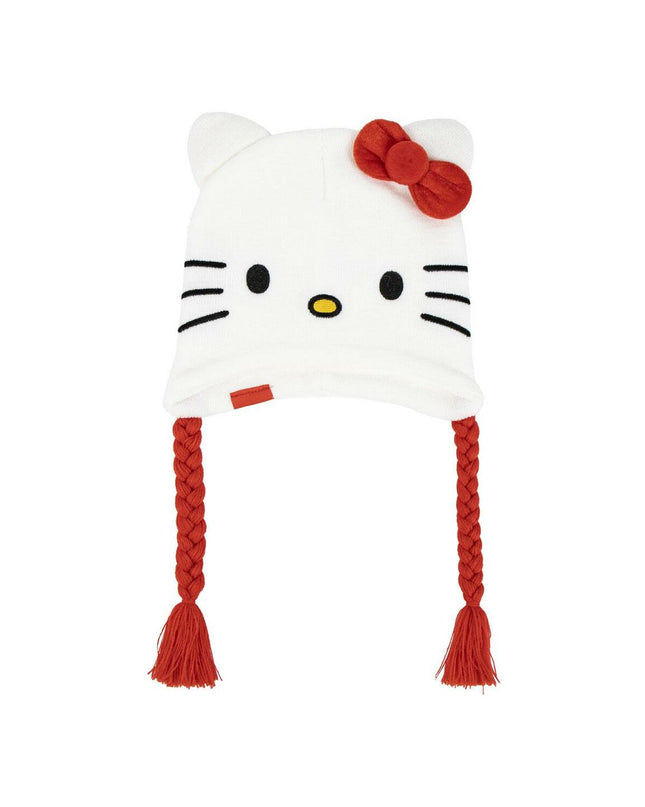 Hello Kitty Kinderpet pet harness in white, designed for outdoor activities like camping and hiking, featuring cute Hello Kitty details.