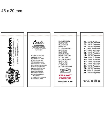 Kinderpet The Paw Patrol Bruin plush toy, suitable for outdoor and camping adventures, featuring soft fabric and detailed character design.