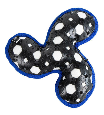 Real Madrid C.F. blue frisbee for dogs, 23x23x3 cm, featuring the team logo and design, suitable for outdoor play with pets.