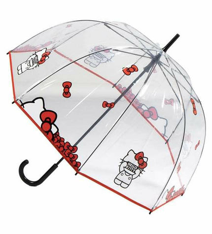 Blue Hello Kitty umbrella, 60 cm, designed for luggage and protection, featuring a colorful Hello Kitty character print.