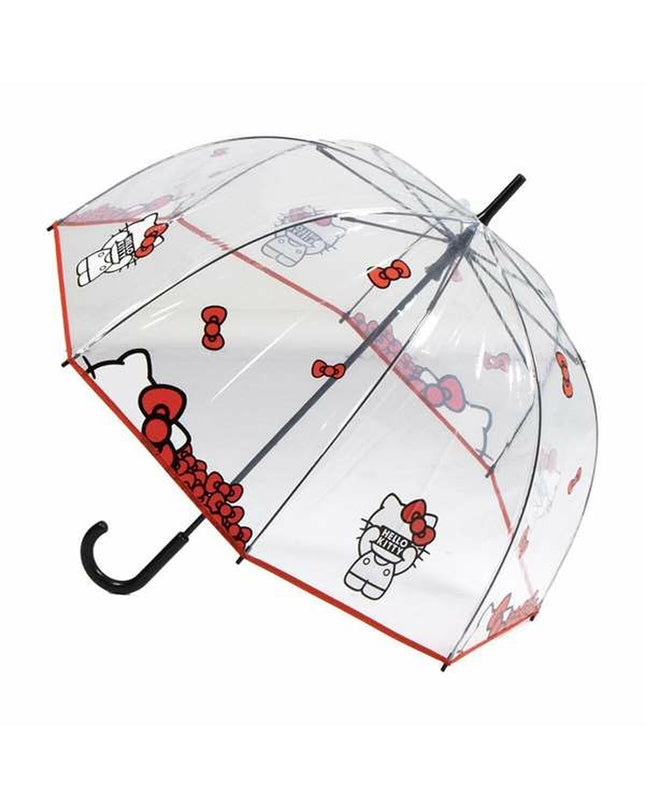 Blue Hello Kitty umbrella, 60 cm, designed for luggage and protection, featuring a colorful Hello Kitty character print.