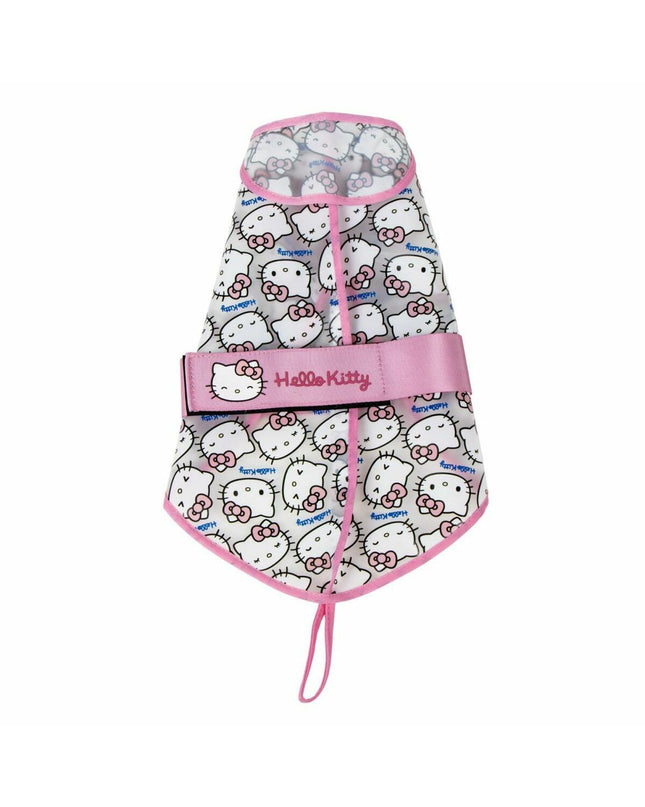 Pink Hello Kitty dog raincoat, waterproof hondenregenjas with adorable design perfect for small dogs in rainy weather.