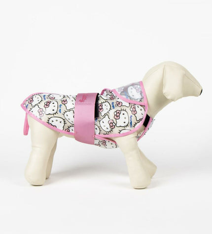Hello Kitty roze honden regenjas voor kleine honden, waterdichte dierproducten, kleurrijk en comfortabel hondenweerjasje