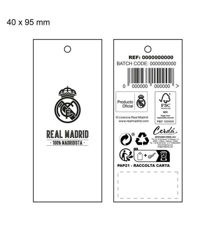 Blue Real Madrid C.F. dog raincoat in size XS, waterproof dog rain jacket for pets with team logo and branding.