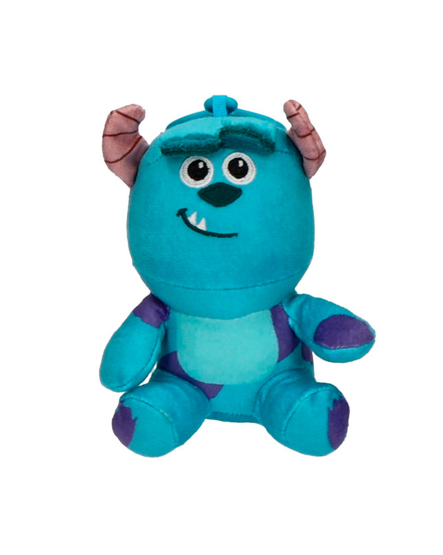 Turquoise Monsters, Inc. keyring with a cute plush monster from the playful collectible toy collection.