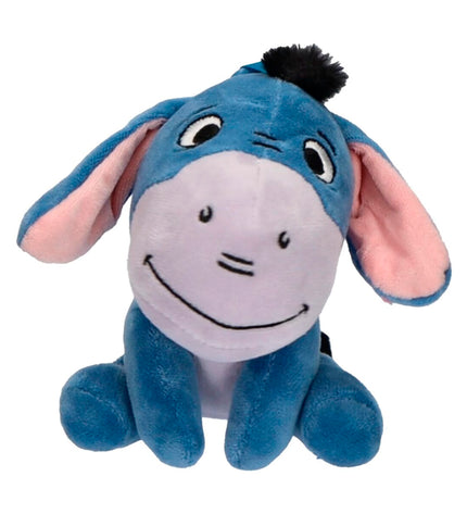 Blue Winnie the Pooh plush keychain featuring a cute, cuddly stuffed toy, perfect as a playful gift or collectible.