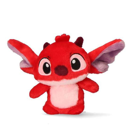 Pink Stitch plush keychain, soft and adorable, featuring a cute stitched design, ideal as a playful gift or collectible accessory.
