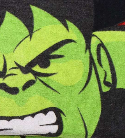The Avengers beach towel, 70 x 140 cm, featuring superhero graphics, perfect for bath or pool use, by The Avengers brand.