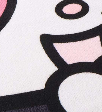 Hello Kitty purple hooded poncho towel with 70x140cm size, perfect for bath or home use, featuring a cute Hello Kitty design.