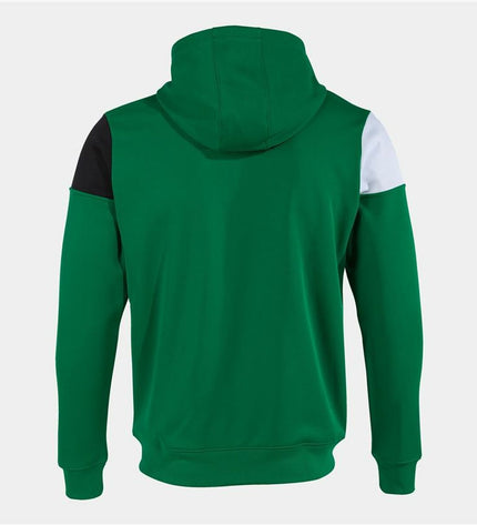 Joma Sport heren sportjas Crew V, outdoor sportkleding, zwart met witte details, voor actieve sport en outdoor activiteiten.
