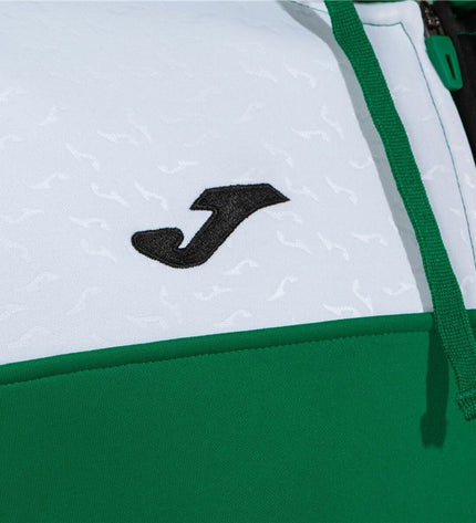 Joma Sport heren sportjas Crew V in zwart met sportkleding details, geschikt voor outdoor en sportactiviteiten