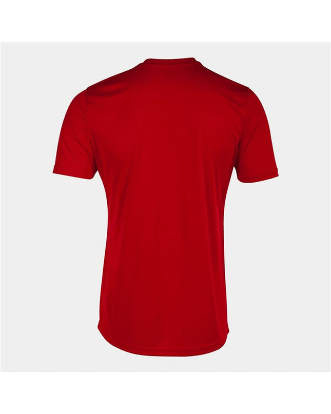 Children's Joma Sport City II football shorts with short sleeves, designed for kids aged 4-5, in a sporty outdoor setting.