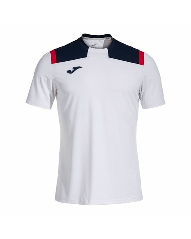 Joma Sport Toledo men's short-sleeve football T-shirt, sporty outdoor shirt with breathable fabric and football-inspired design.
