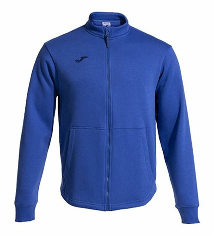 Joma Sport heren sportjas Confort IV in size L, outdoor sportkleding, navy blue with white accents, front zipper and zip pockets