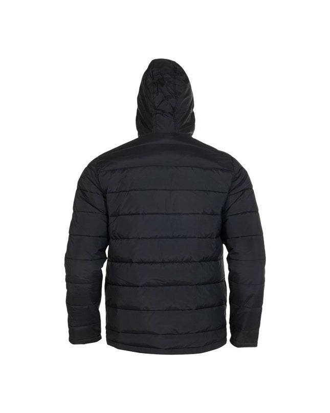 Black Joma Sport Explorer III men's sports jacket for outdoor activities, shown on a hanger with a zip front and sporty design.