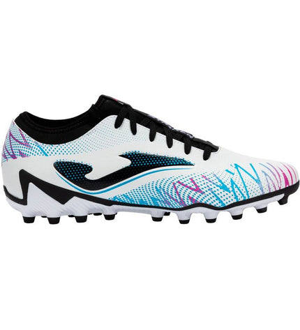 White Joma Sport Striker 2502 adult football shoes with sporty design for outdoor soccer.