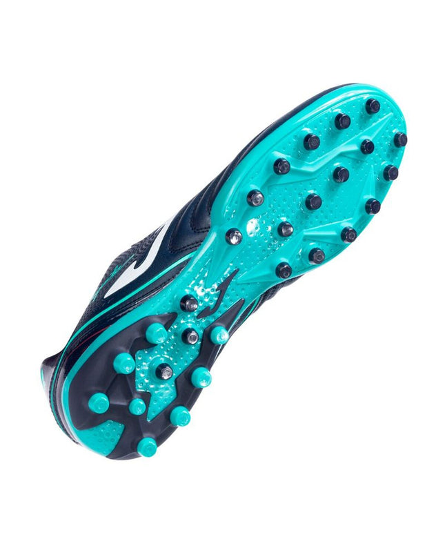 Blue Joma Sport Aguila 2503 adult football shoes for outdoor soccer, featuring a sleek design and durable construction.