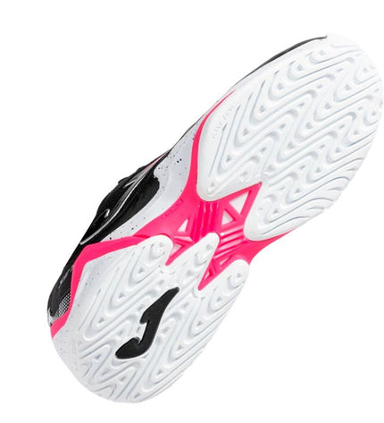 Black Joma Sport women's tennis shoes from the Set 2501 collection, designed for sport and outdoor tennis activities.