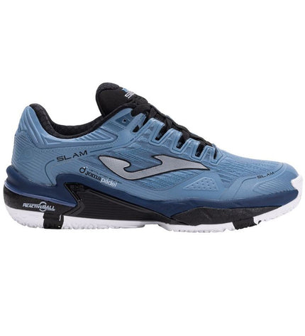 Blue Joma Sport Slam padel tennis shoes for adults, sport and outdoor footwear with cushioned design and supportive sole.