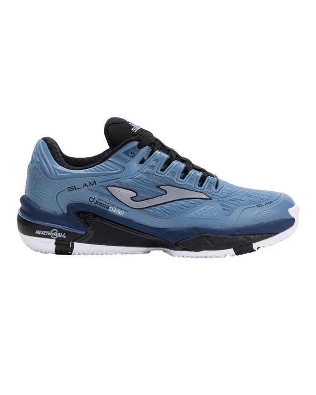 Blue Joma Sport Slam padel tennis shoes for adults, sport and outdoor footwear with cushioned design and supportive sole.