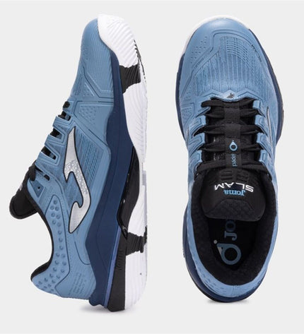 Blue Joma Sport Slam adult padel tennis shoes with breathable mesh and supportive design for sport and outdoor play.