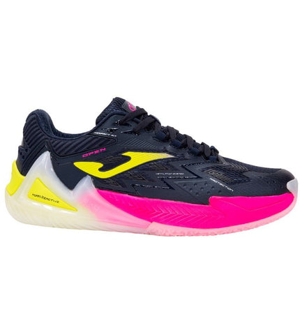 Joma Sport open tennis padelschoenen voor volwassenen in marineblauw, sport en outdoor tennis footwear with cushioned sole