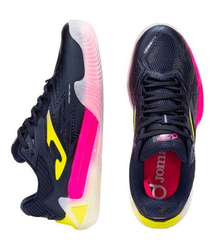 Joma Sport Open 2503 marine blue adult paddle tennis shoes with breathable design and durable sole for outdoor play.