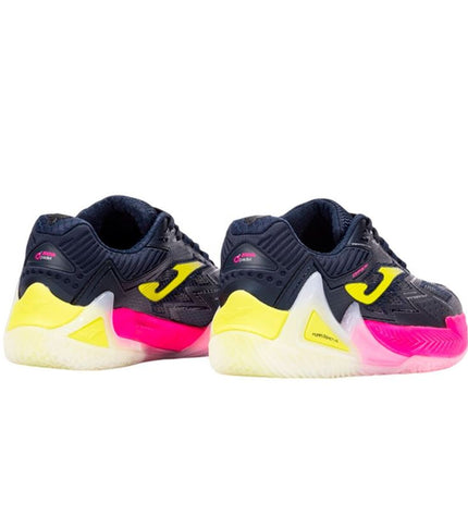 Joma Sport open tennis padelschoenen voor volwassenen in marineblauw, sport en outdoor tennis footwear with supportive design