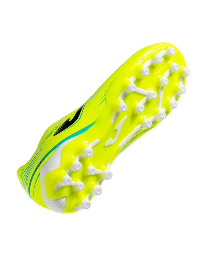 Yellow Joma Sport Propulsion 2509 adult football shoes for outdoor soccer, featuring sporty design and durable sole.