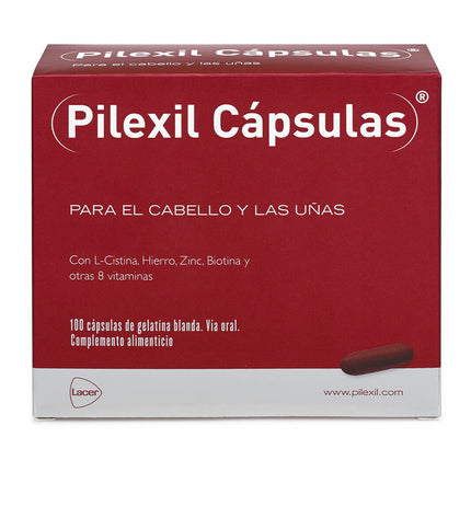 Pilexil voedingssupplement box with 100 capsules, part of health and personal care vitamins and mineral supplements.