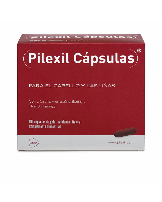 Pilexil voedingssupplement box with 100 capsules, part of health and personal care vitamins and mineral supplements.