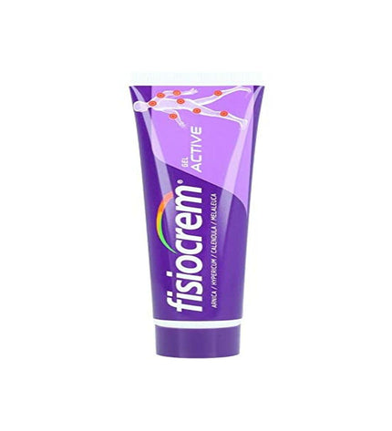 Fisiocrem Massage Crème 60g jar for muscle relief and personal care, with a white lid and label on a plain background.