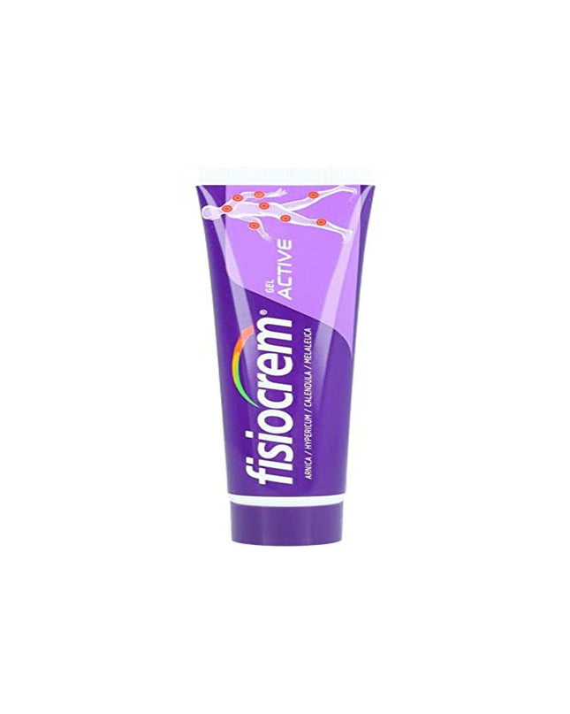 Fisiocrem Massage Crème 60g jar for muscle relief and personal care, with a white lid and label on a plain background.