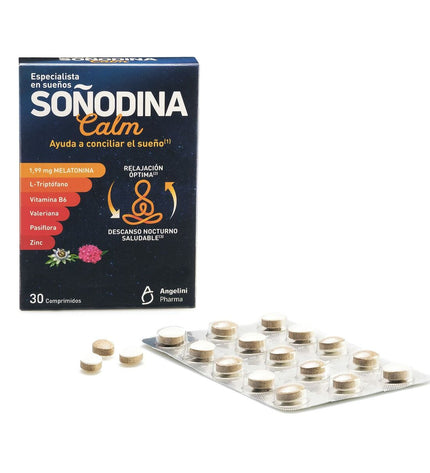 Natura Essenziale Soñodina Calm melatonine supplement for sleep, 30 capsules, health and personal care, vitamins and minerals