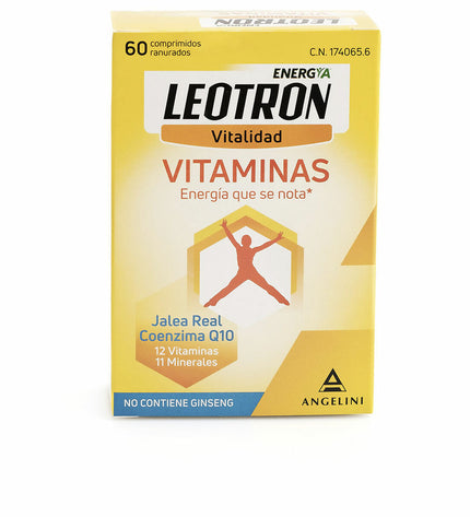 Leotron voedingssupplement met koninginnengelei en Co-enzym Q10 in verpakking van 60 stuks, voor gezondheid en vitaliteit