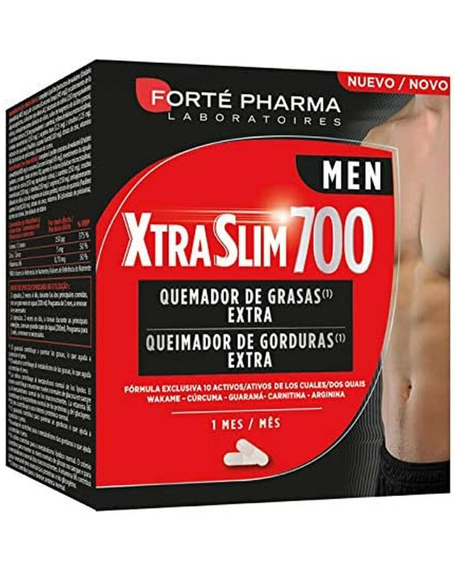 Forté Pharma Xtraslim 700 Vetverbrandend supplement box with 120 capsules, for health and weight management.