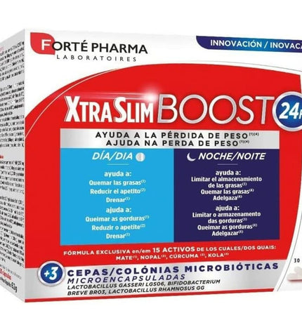 Forté Pharma Xtraslim Boost dietary supplement bottle, health and personal care product for weight management.