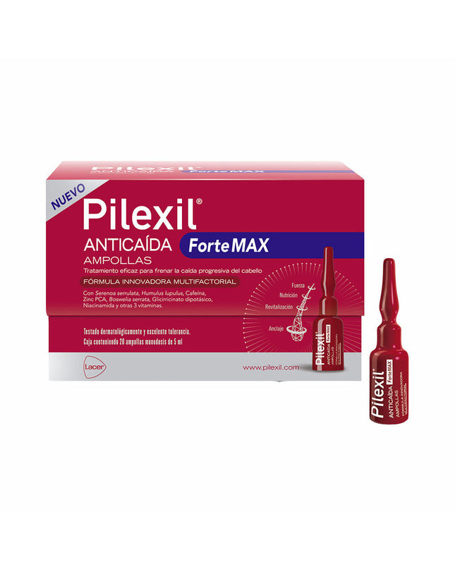 Pilexil Forte Max 5ml nutritional supplement bottle, health and personal care, vitamins and minerals from Pilexil.