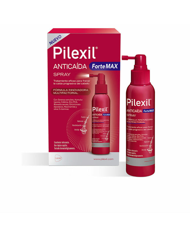 Pilexil Forte Max voedingssupplement in 120 ml fles, voor gezondheid en haarverzorging, door Pilexil.