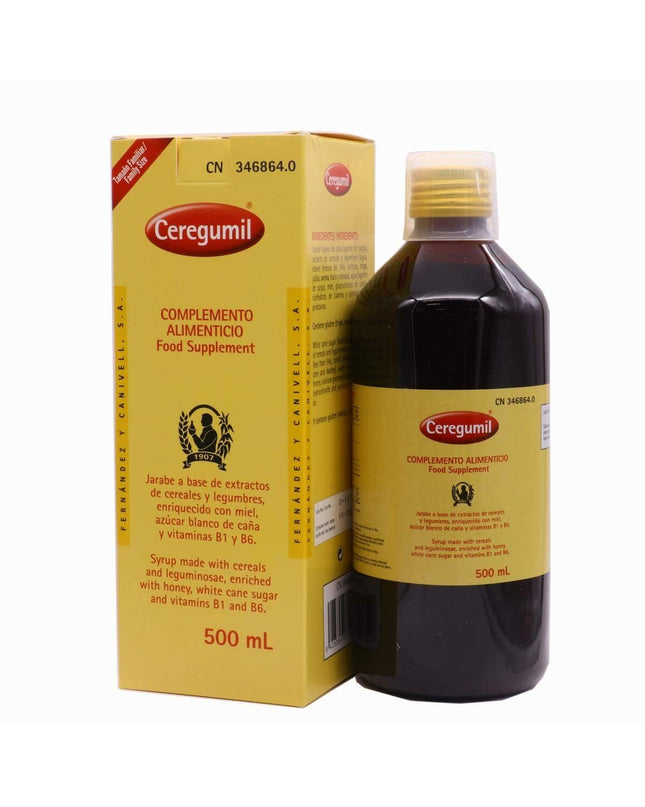 Ceregumil multi-voedingsstoffen supplement in a 500 ml bottle, part of health, vitamins, minerals, and personal care products.