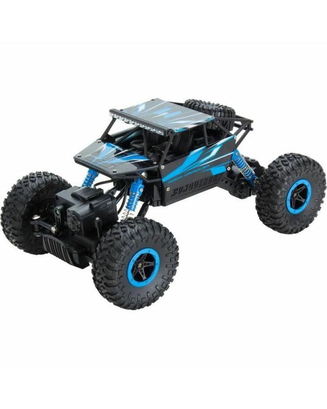 Buddy Toys remote-controlled police car in 1:18 scale, detailed toy vehicle with police markings and realistic design.