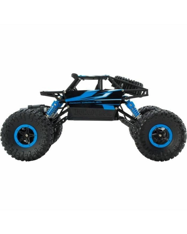 Buddy Toys remote control police car in 1:18 scale, detailed toy vehicle with police markings and RC controller.