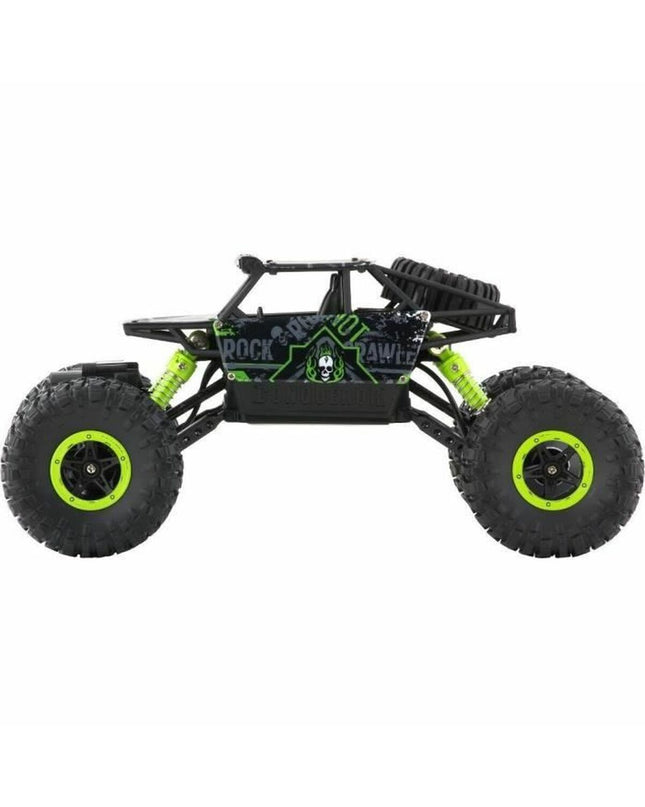 Buddy Toys remote control police car climber toy in 1:18 scale, detailed with police decals and rugged design.
