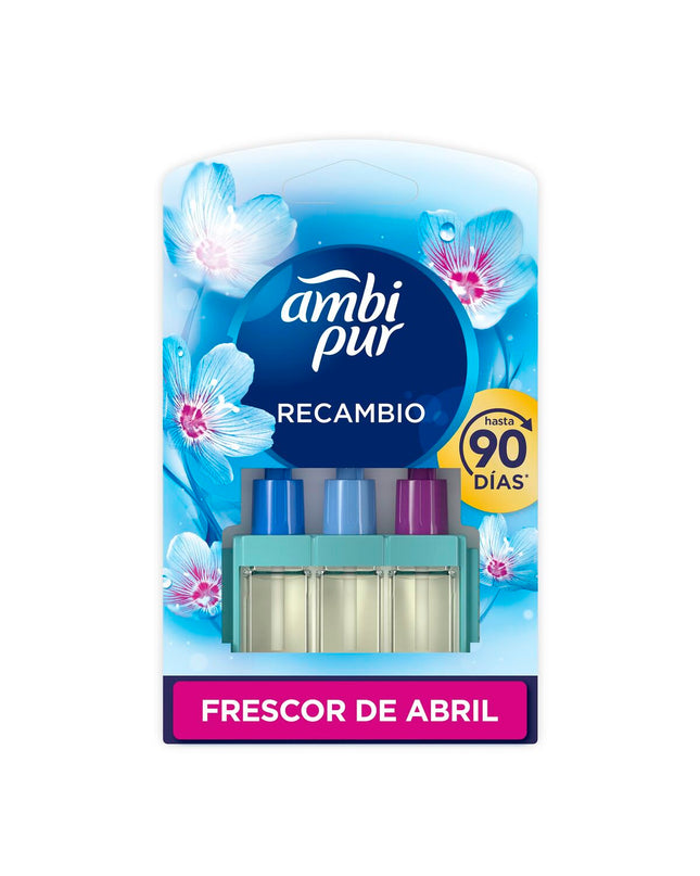 Ambi Pur 3VOLUTION air freshener for home and kitchen, 21 ml container with fresh, decorative design visible in the image.